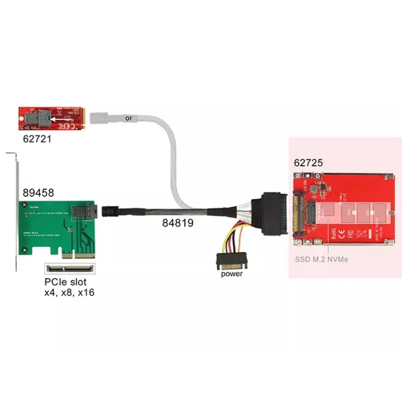Tarjeta de interfaz DeLOCK 62725 interna M.2