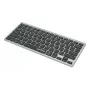 Teclado inalámbrico dual mode ultrafino Manhattan, distribución QWERTZ alemana, Bluetooth (v3.0) e inalámbrico (2,4 GHz), 78 teclas planas de tijera, gestión automática de energía, alcance 10 m, microreceptor USB-A, pila AAA (incluida), Windows y Mac, tres años de garantía