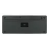 Teclado inalámbrico dual mode ultrafino Manhattan, distribución QWERTZ alemana, Bluetooth (v3.0) e inalámbrico (2,4 GHz), 78 teclas planas de tijera, gestión automática de energía, alcance 10 m, microreceptor USB-A, pila AAA (incluida), Windows y Mac, tres años de garantía