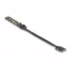 Tarjeta riser DeLOCK NVMe M.2 Key A+E macho a ranura Key M cable de 20 cm