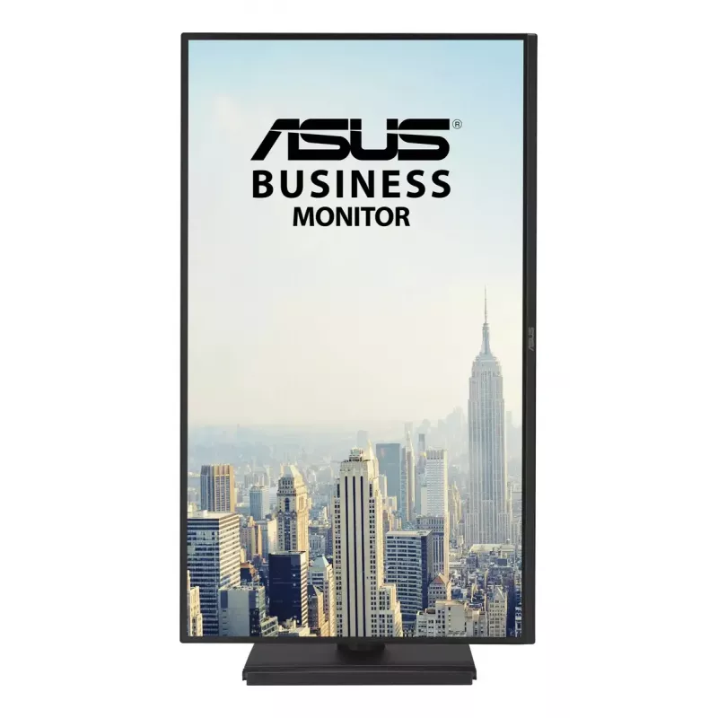 Monitor LCD ASUS BE27AQ de 27 pulgadas, 2560 x 1440 WQHD, 5 ms, hub USB 3.2, regulable en altura, VESA, altavoces integrados, negro