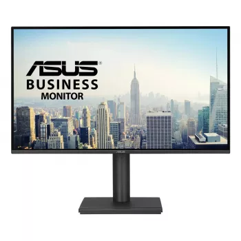Monitor LCD ASUS BE27AQ de 27 pulgadas, 2560 x 1440 WQHD, 5 ms, hub USB 3.2, regulable en altura, VESA, altavoces integrados, negro