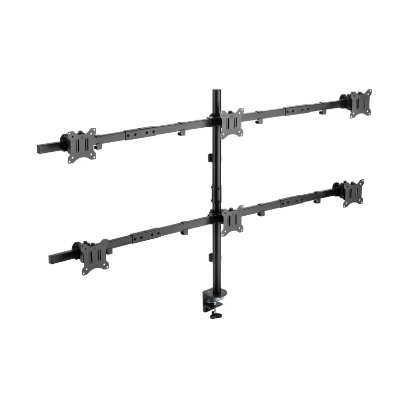 Soporte de mesa para monitor Equip 17 pulgadas-32 pulgadas ajustable 6