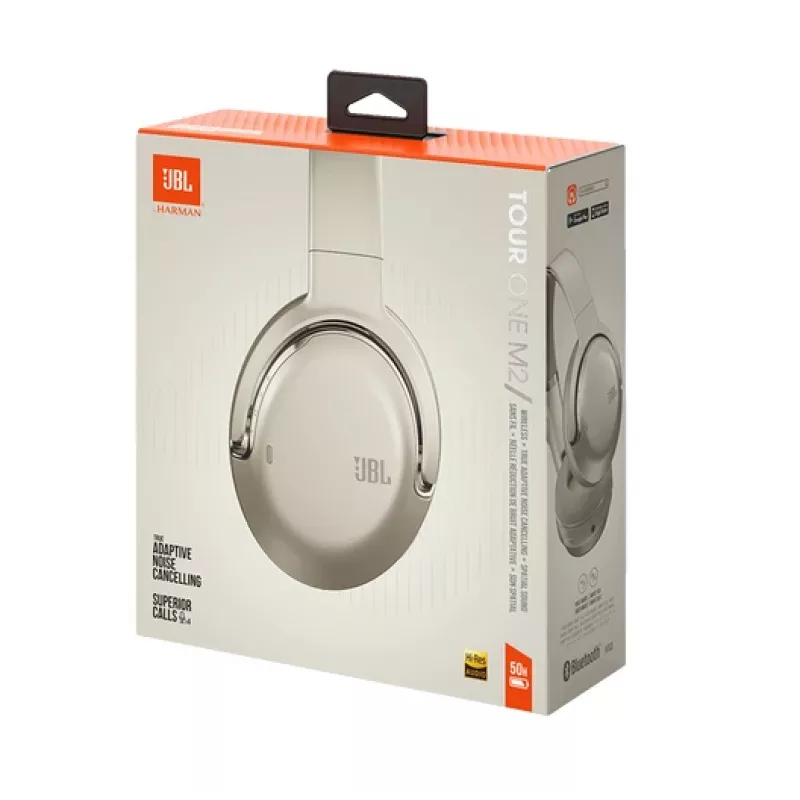 Auriculares JBL Tour One M2 inalámbricos diadema música USB Type-C Bluetooth champán
