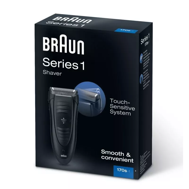 Braun Series 1 -170 Afeitadora de lámina Recortadora Negra