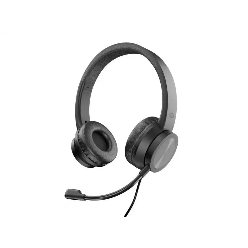 Auriculares CONCEPTRONIC POLONA05BC — Estéreo USB-C, Micrófono con cancelación de ruido, Supraaurales, Cable de 2 m, 20–22000 Hz, Negro