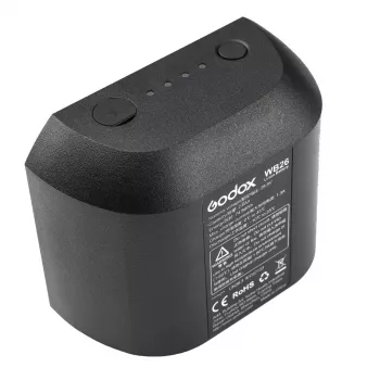 Batería accesorio de flash de cámara Godox WB26 Ion de litio 2600 mAh 28,8 V