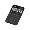 Calculadora de bolsillo CASIO SL-310YC, básica, 10 dígitos, batería y solar, funciones de impuestos y beneficios, negra