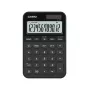 Calculadora de sobremesa CASIO MS-20YC — modelo básico, batería/solar, cálculo de impuestos y beneficios, negra