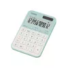 Calculadora de sobremesa CASIO MS-20YC — Basic 12 dígitos, batería/solar, funciones de impuestos y beneficios, verde claro