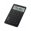 Calculadora de sobremesa CASIO JW-200DQ – Basic, 12 dígitos, funciones de impuestos y beneficios, batería/solar, negra