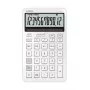 Calculadora de sobremesa CASIO JW-200DQ calculadora básica de 12 dígitos, batería/solar, funciones de impuestos y beneficios, blanca
