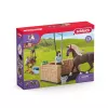Animal Schleich HORSE CLUB Zona de lavado con Emily y Luna