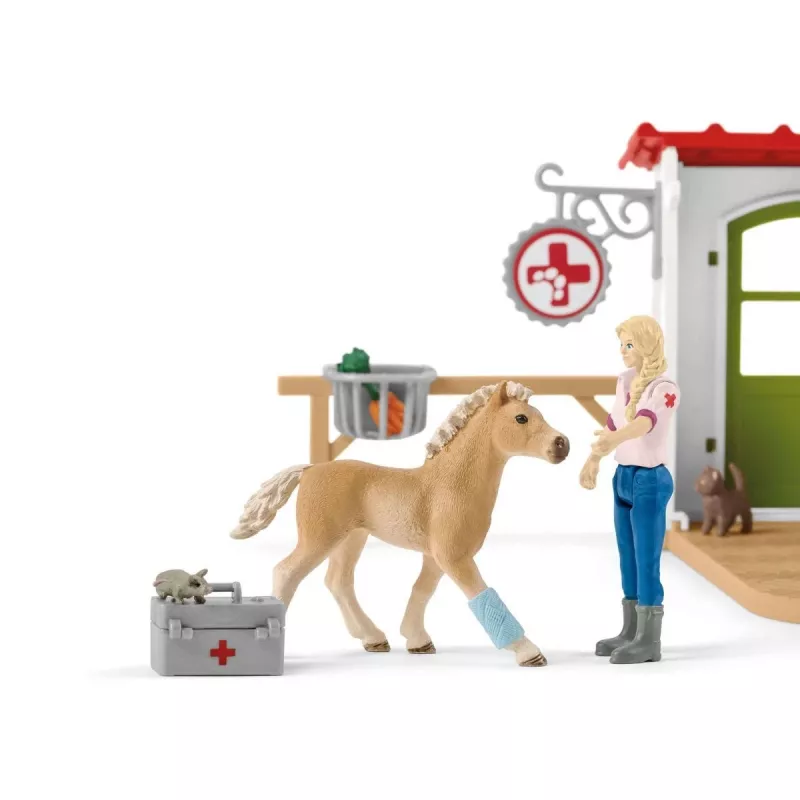 Clínica veterinaria con animales Schleich 42502
