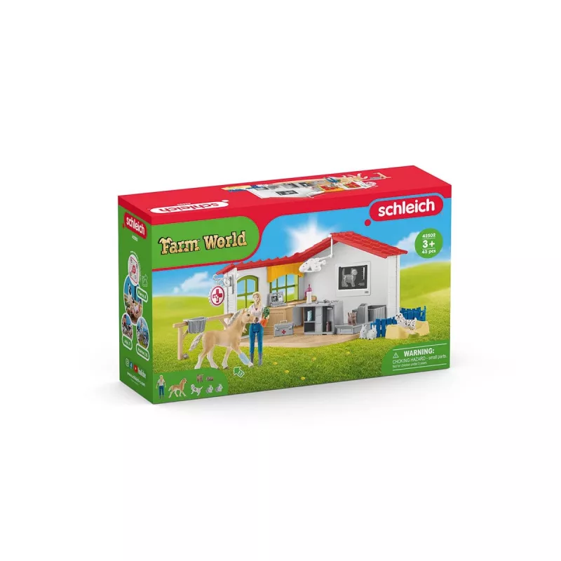 Clínica veterinaria con animales Schleich 42502