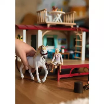 Caravana Schleich HORSE CLUB 42593 para reuniones secretas del club