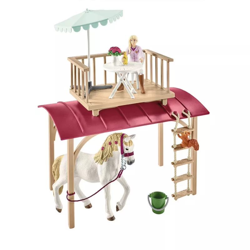 Caravana Schleich HORSE CLUB 42593 para reuniones secretas del club