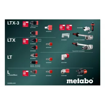 Taladro con empuñadura de pistola Metabo BS 18 LTX-3 BL Q I Metal 4000 rpm 3 kg