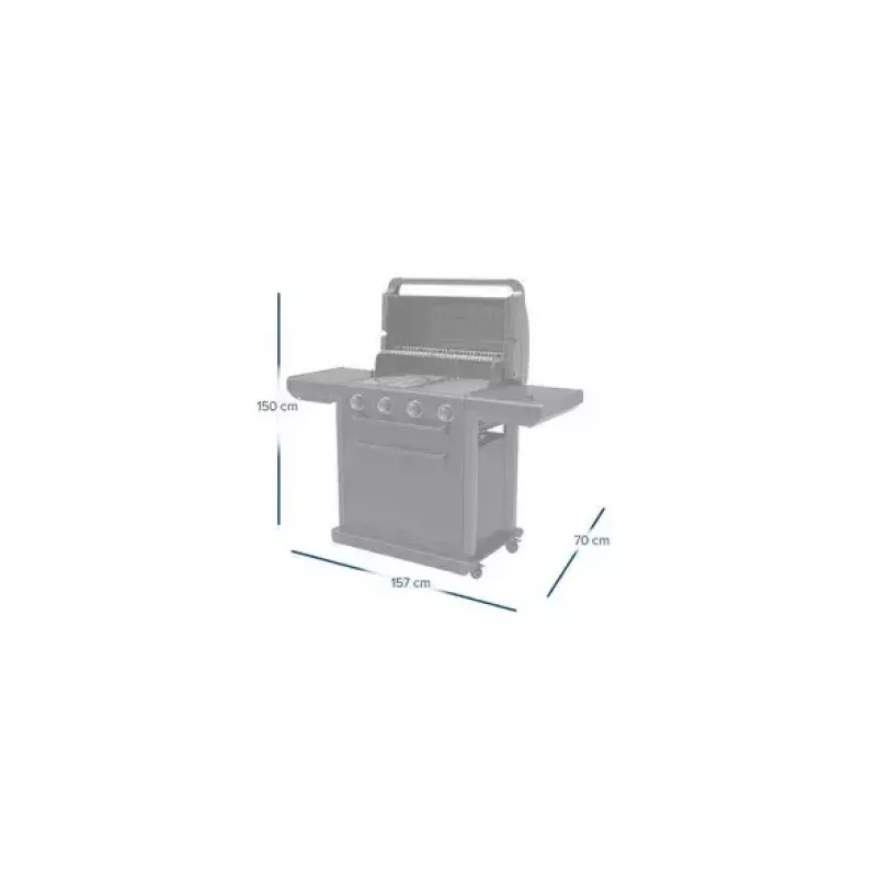 Barbacoa Campingaz 4 Series Classic 4 Series Onyx S 37386 Gas Negro 15,9 W