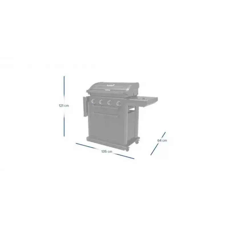 Barbacoa Campingaz 4 Series Classic 4 Series Onyx S 37386 Gas Negro 15,9 W