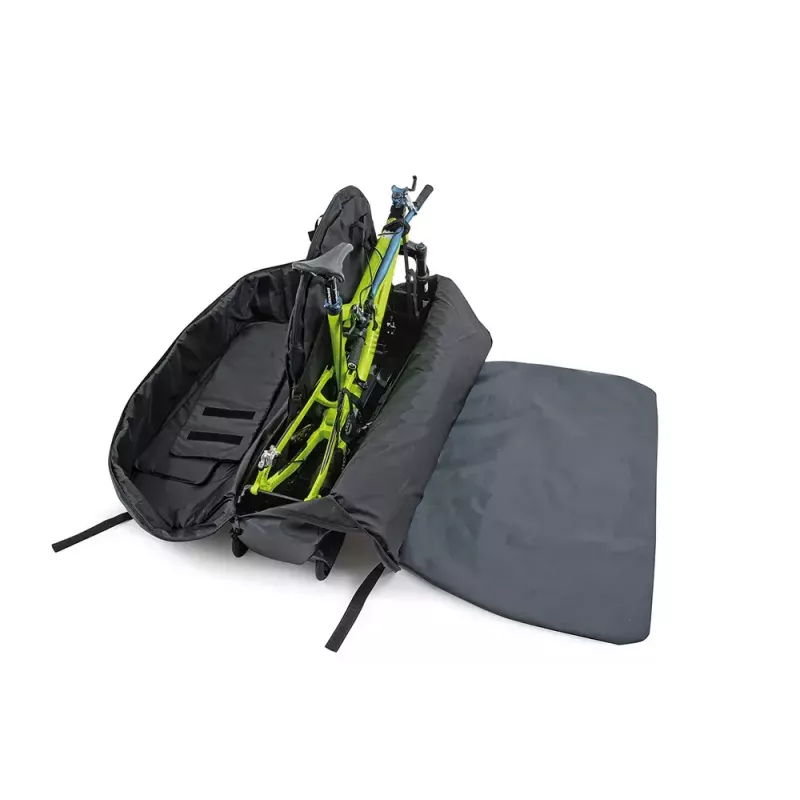 Bolsa de transporte para bicicleta b&w international Bike.bag 2.0 — maleta de transporte, ABS y poliéster, 1360×297×854 mm, negro/gris