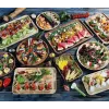 Bandeja de servir Zassenhaus plato de aperitivo madera redondo 30 cm