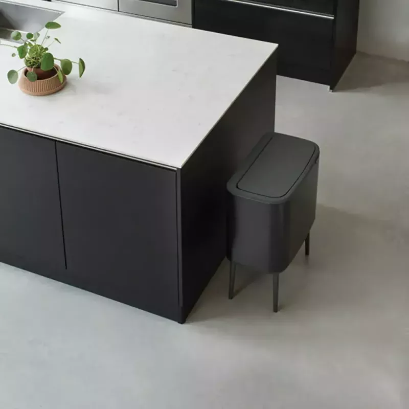 Papelera Brabantia 315824 36L rectangular plástico negra