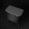 Papelera Brabantia 316203 34L rectangular acero negra
