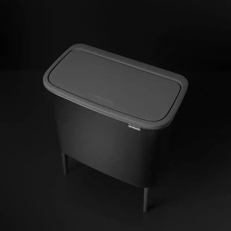 Papelera Brabantia 316203 34L rectangular acero negra