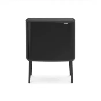 Papelera Brabantia 316203 34L rectangular acero negra
