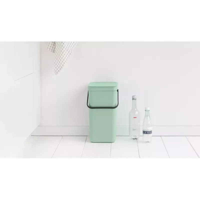 Papelera Brabantia Sort & Go 16 L verde 220x279x401 mm