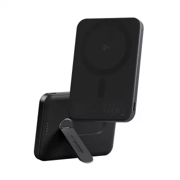 PanzerGlass empower™ by ® empower™ banco con soporte giratorio | 5000mAh | Space Black