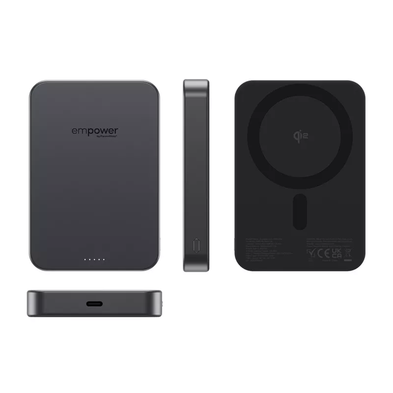 Batería portátil PanzerGlass empower™ 10000mAh Space Black, 0,245 kg