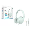 Auriculares infantiles con cable CONCEPTRONIC PARRIS04GT — 3,5 mm, circumaurales, 20–20000 Hz, cable de 1,6 m, verde claro