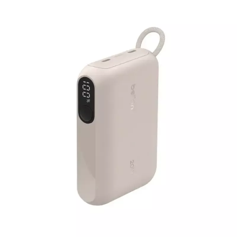 Batería portátil Belkin BPB027hqSD 10000 mAh, Sand, 2 puertos USB‑C