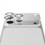 Protector de cámara PanzerGlass Fender para iPhone 17 Pro – plateado, silicona, resistente a arañazos y golpes
