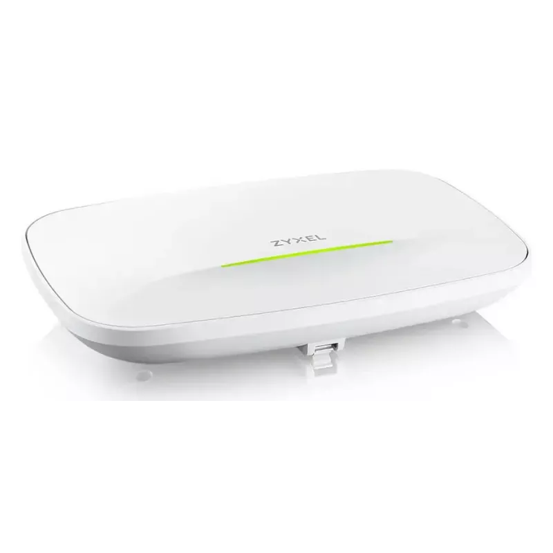 Punto de acceso inalámbrico Zyxel NWA240BE — dual/tri-band 2,4/5/6 GHz, PoE, 1× RJ-45, blanco