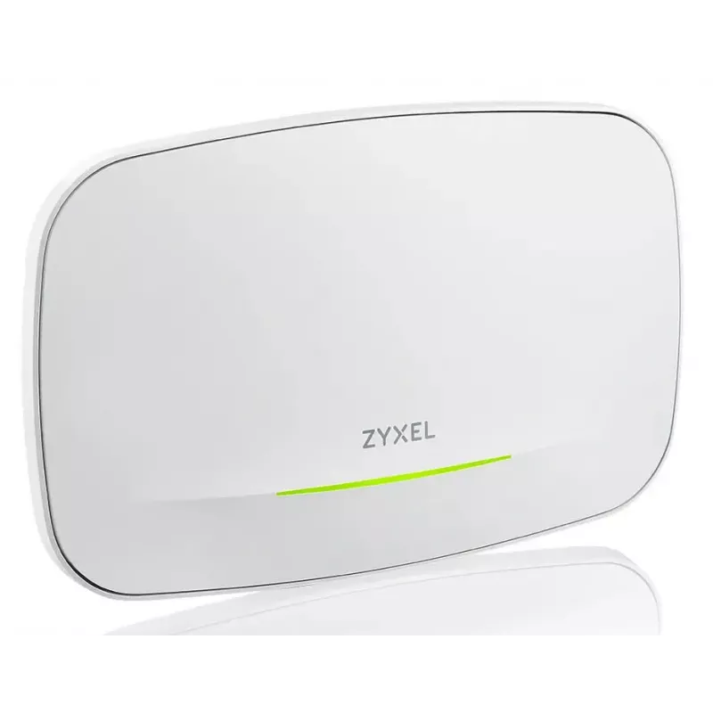 Punto de acceso inalámbrico Zyxel NWA240BE — dual/tri-band 2,4/5/6 GHz, PoE, 1× RJ-45, blanco