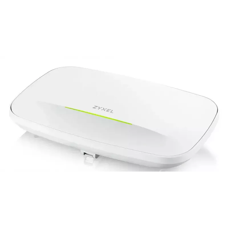 Punto de acceso inalámbrico Zyxel NWA240BE — dual/tri-band 2,4/5/6 GHz, PoE, 1× RJ-45, blanco