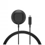 Belkin UltraCharge WIA013HQBK Base de carga Qi2 25W con soporte, negro, sin fuente de alimentación
