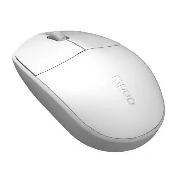 Ratón óptico con cable Rapoo N100 blanco USB (18102)