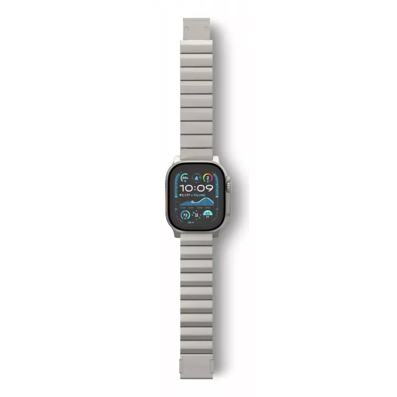 Correa para reloj Decoded Traction Band titanio — compatible con smartwatches, muñeca 130–225 mm, 1 ud.