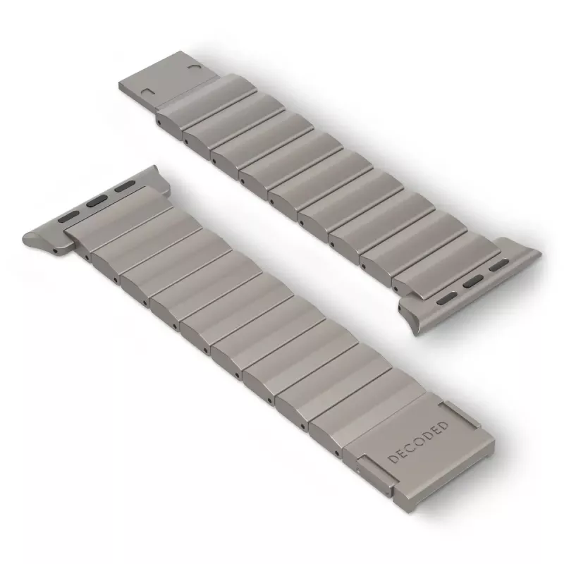 Correa para reloj Decoded Traction Band titanio — compatible con smartwatches, muñeca 130–225 mm, 1 ud.