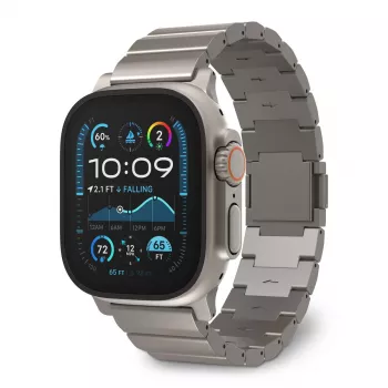 Correa para reloj Decoded Traction Band titanio — compatible con smartwatches, muñeca 130–225 mm, 1 ud.