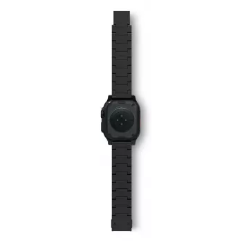 Correa para smartwatch Decoded Traction Band negra titanio — circunferencia de muñeca 130–225 mm, 1 ud.