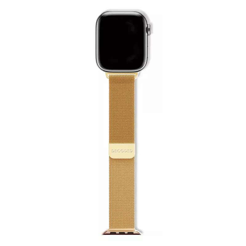 Correa para smartwatch Decoded Traction Strap oro, acero inoxidable, color dorado, 1 unidad