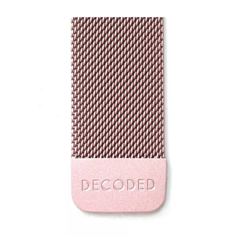 Correa Decoded para smartwatch, acero inoxidable oro rosa, pack individual