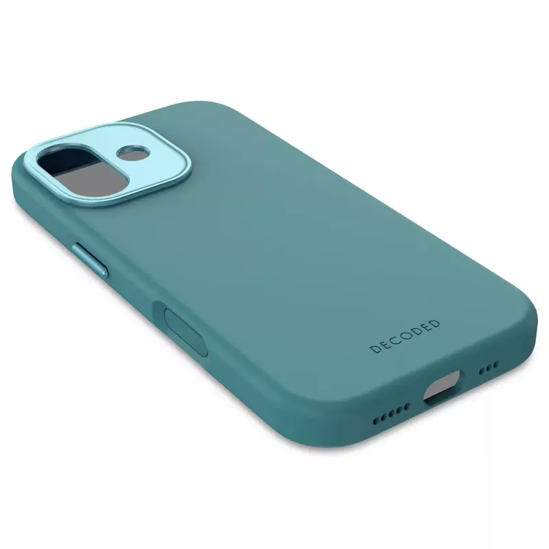 Funda para móvil Decoded D25IPO17BCS9RB para Apple iPhone 17, tipo funda, para pantalla de 16 cm (6,3 pulgadas), azul, microfibra/PU