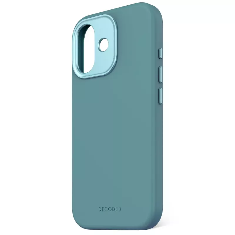 Funda para móvil Decoded D25IPO17BCS9RB para Apple iPhone 17, tipo funda, para pantalla de 16 cm (6,3 pulgadas), azul, microfibra/PU