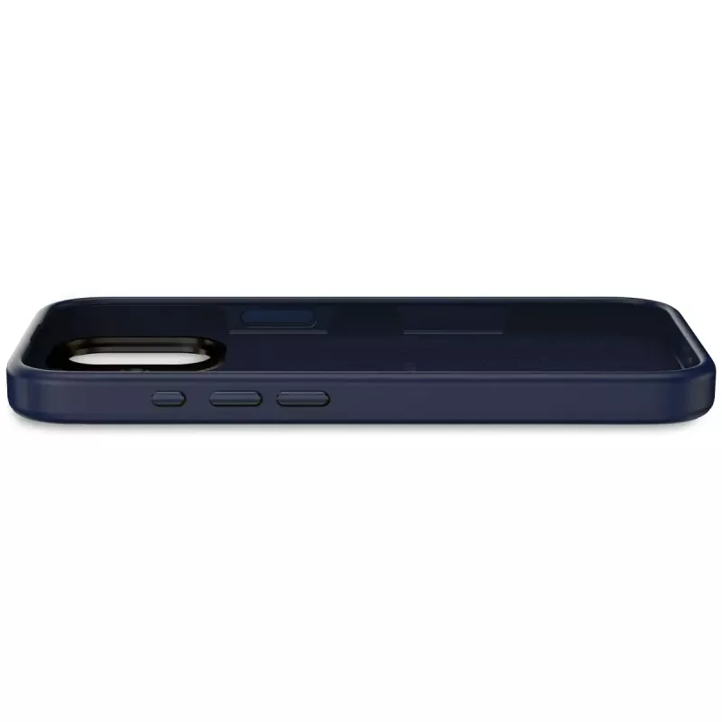 Funda para móvil Decoded D25IPO17BCS9TY para iPhone 17 — funda, compatible con hasta 16 cm (6,3 pulgadas), azul marino, microfibra y PU